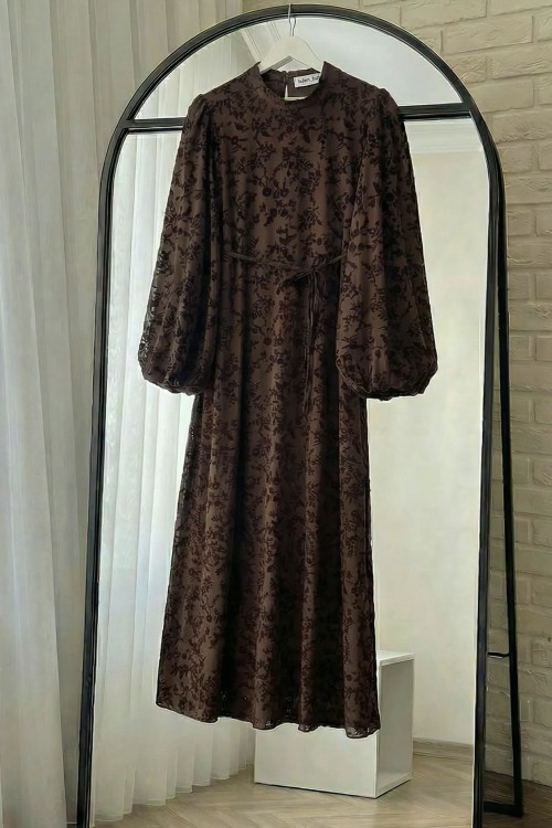 Feride Elbise- Kahve