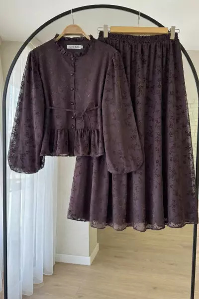 Fulya Etekli Takım- Kahve