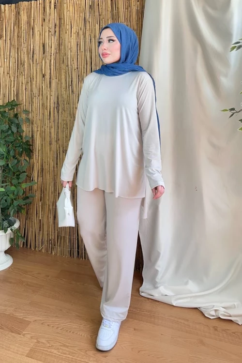 İkra Sandy Takım- Bej