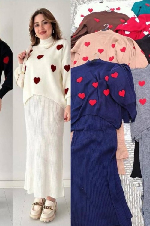 Kalpli Bolero Takım Kahve