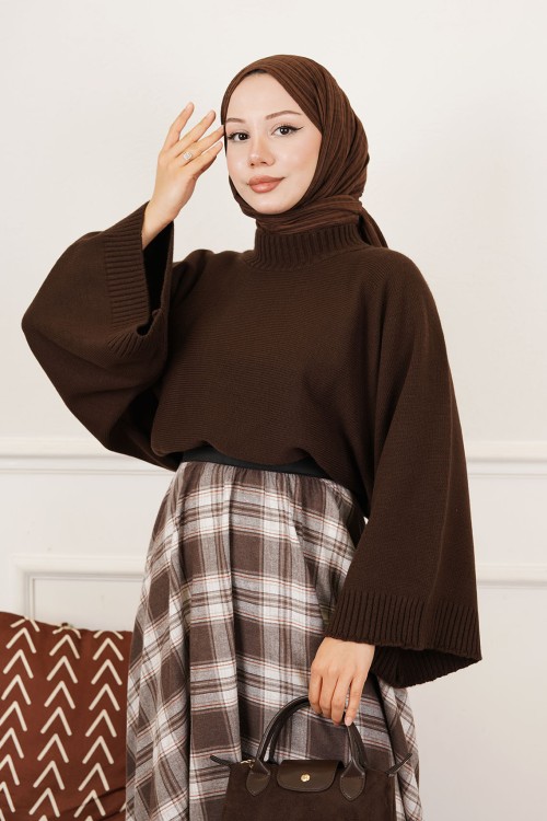 Kazak Yarasa Kol- Kahve