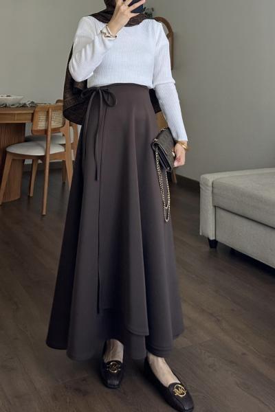 Kurvaze Sucuba Etek- Kahve