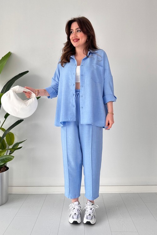 Lima Keten Takım- Bebe Mavi