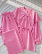 Mina Dantelli 3’lü Takım- Pembe