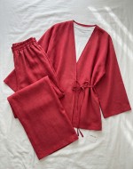 Nazen İkili Takım- Kırmızı