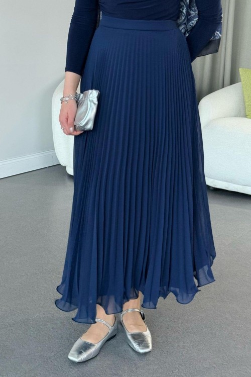 Nehir Tül Etek-Saks