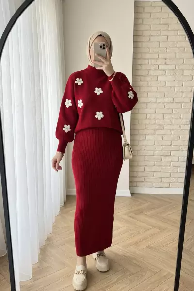 Papatya Bolero Kırmızı