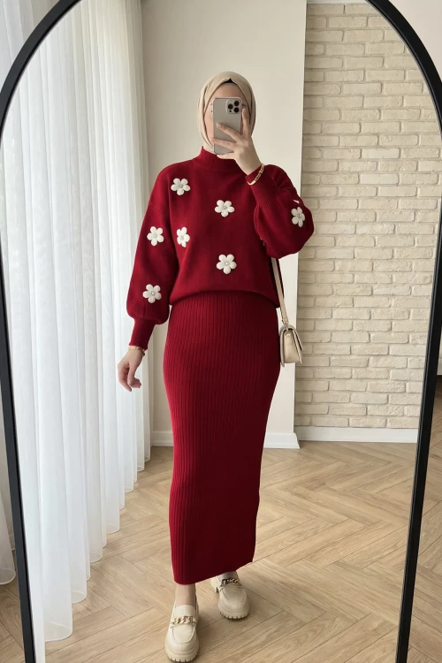 Papatya Bolero Kırmızı