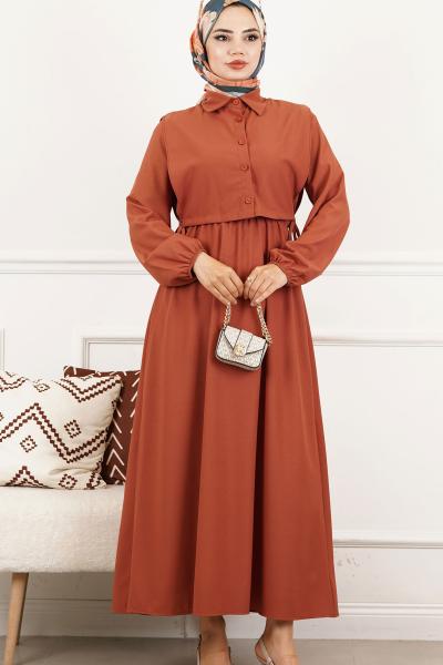 Pırıltı İkili Takım- Kahve