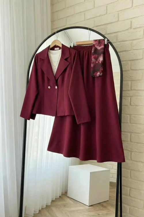 Tui Blazer Takım- Bordo