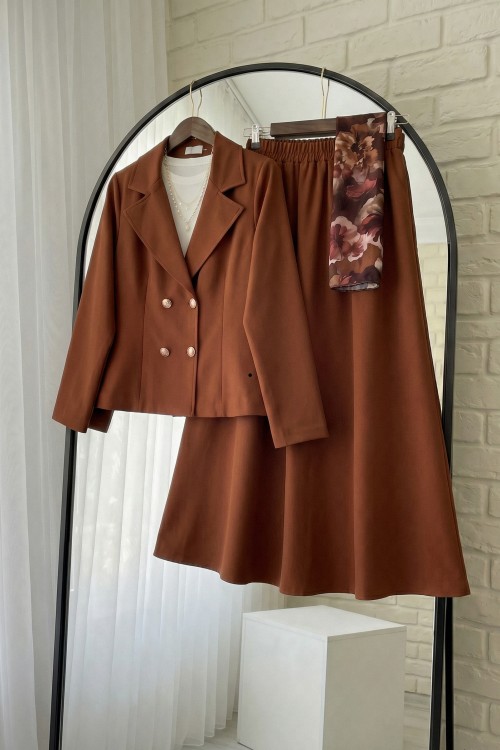 Tui Blazer Takım- Kahve