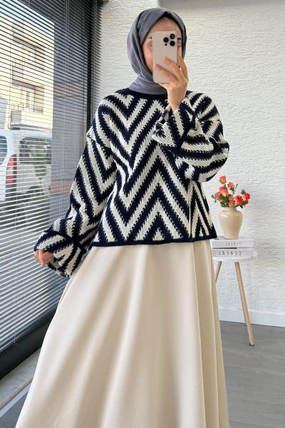 Zambak Kazak- Lacivert